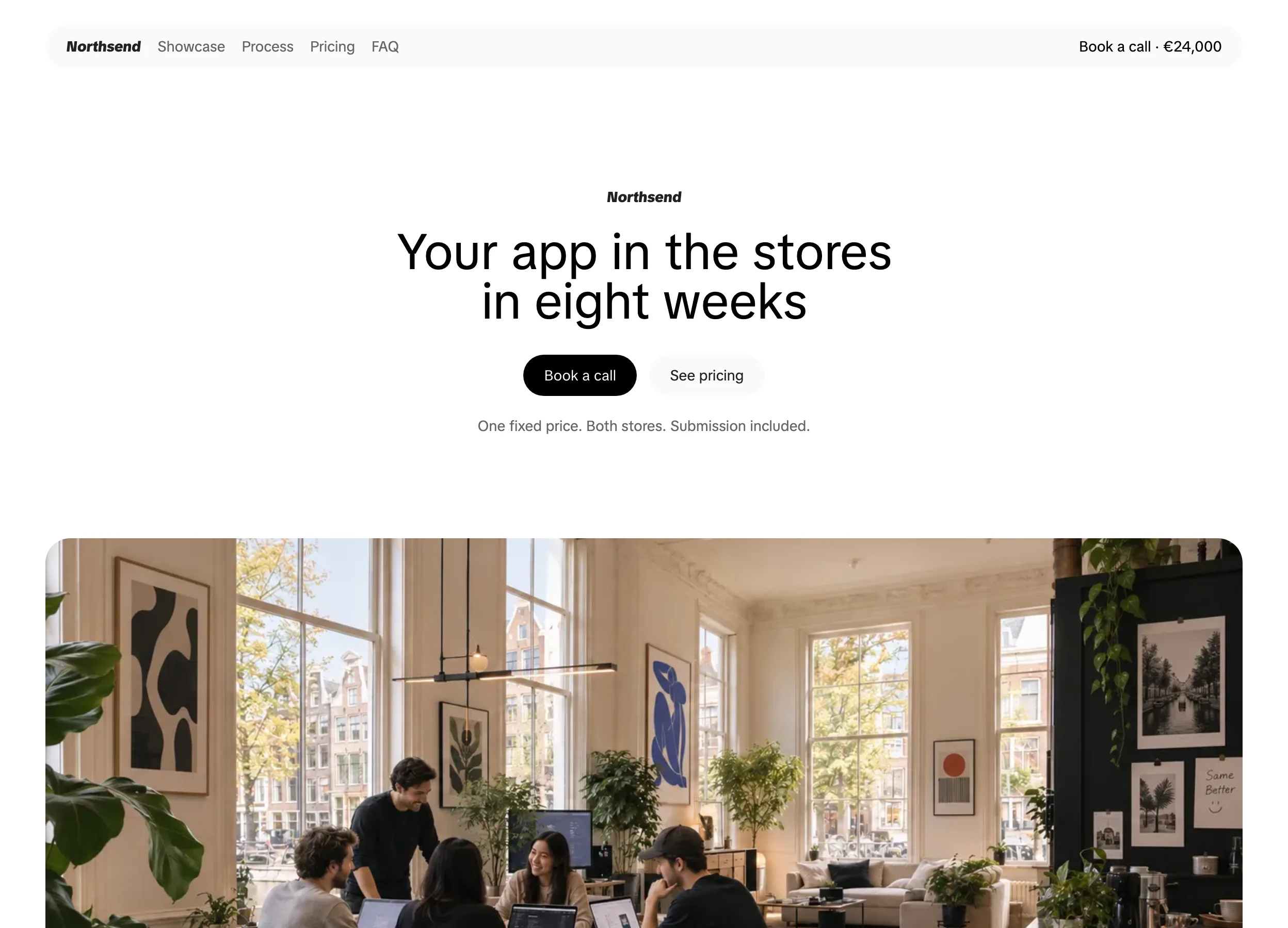 An example agencies page made with Userpage.