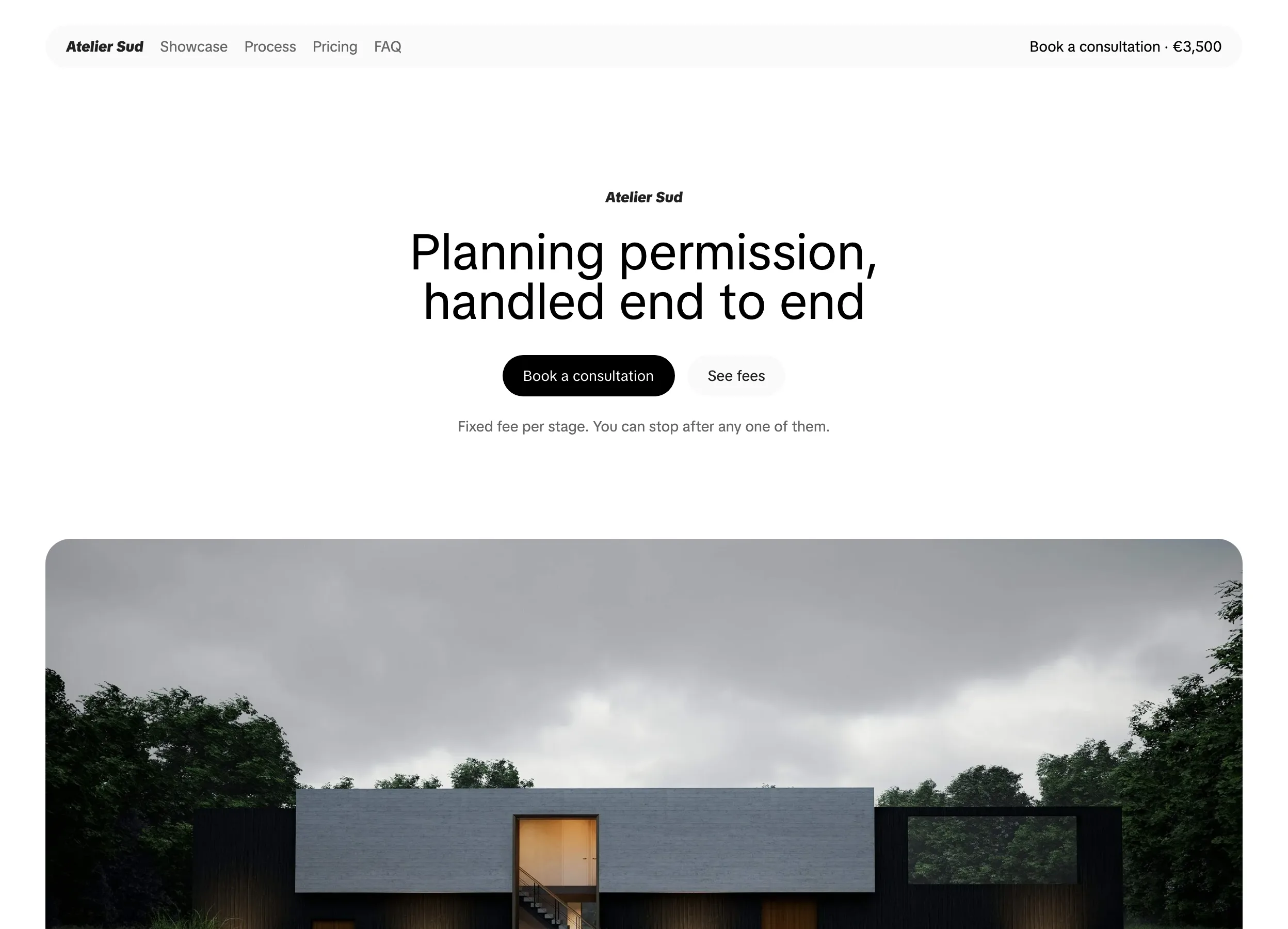 An example architects page made with Userpage.